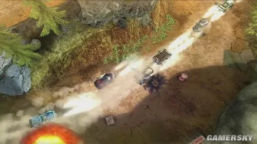 苹果经典赛车游戏《死亡拉力赛(Death Rally)》最新PC版宣传片公布