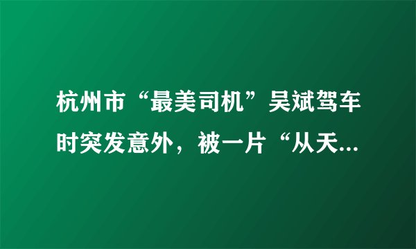杭州市“最美司机”吴斌驾车时突发意外，被一片“从天而降”的金属片击中腹部后，忍着剧痛完成了一系列完整的安全停车措施，确保了24名乘客的安全。吴斌的壮举感动了无数人，因为他（  ）。①坚守岗位、舍己救人的精神感人至深②不关爱自己的生命③忠实履行义务④用实际行动告诉我们什么是责任A. ①②③B. ①②④C. ①③④D. ①②③④