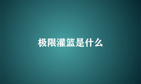 极限灌篮是什么