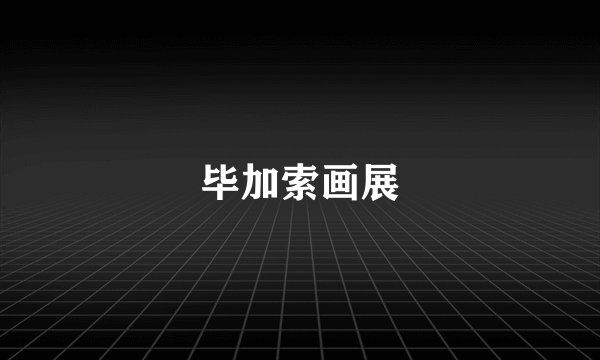 毕加索画展