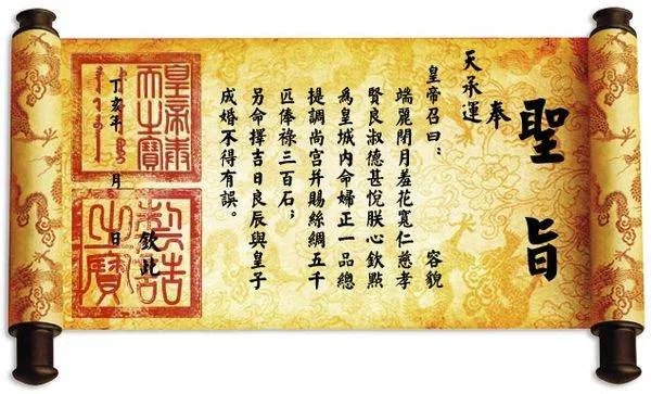古代圣旨是什么样的