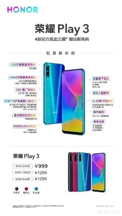 荣耀Play3拍照怎么样?是4800万像素吗?