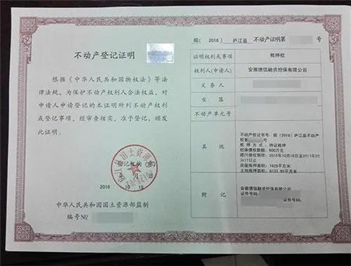 他项权证是什么