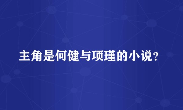 主角是何健与项瑾的小说？