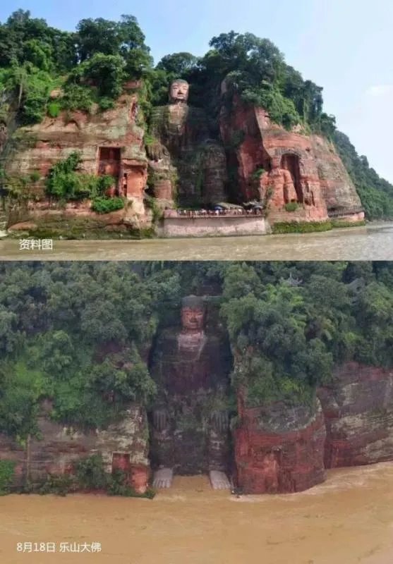 四川乐山洪水拦腰截断大桥，消防员是如何展开救援的？