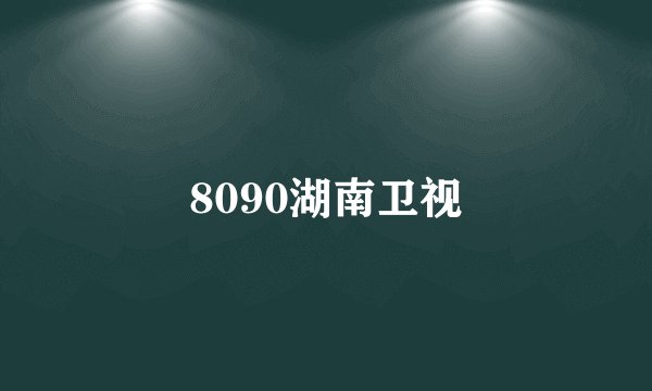 8090湖南卫视