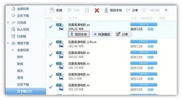 迅雷离线下载到底是什么意思?下载好怎么还要取回本地?