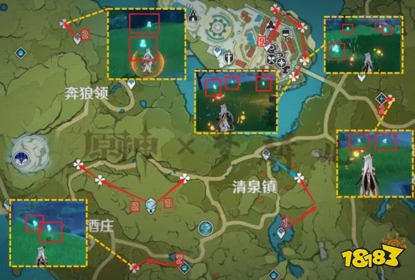 原神优菈突破材料在哪采集 优菈突破材料采集路线图