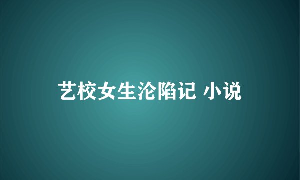 艺校女生沦陷记 小说