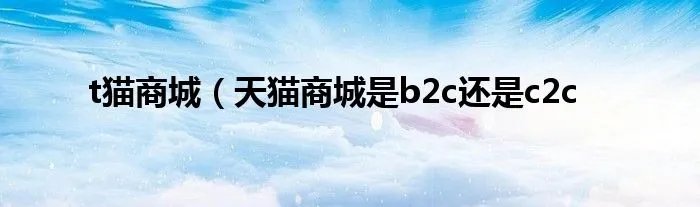 t猫商城（天猫商城是b2c还是c2c
