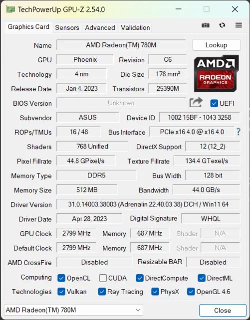 Zen4移动标压锐龙处理器加持 华硕无畏Pro 15 2023评测