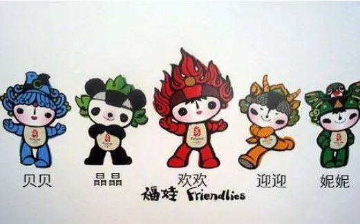 五福娃娃的名字是什么?