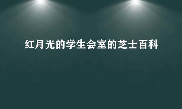 红月光的学生会室的芝士百科