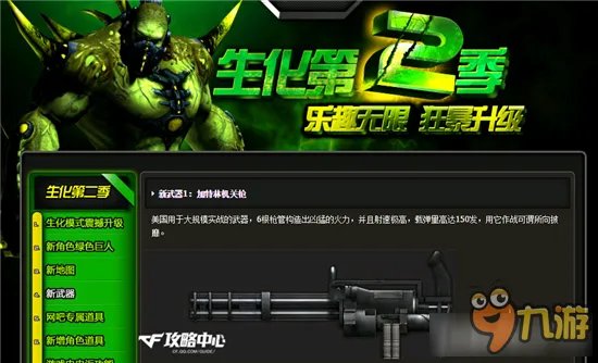 CF加特林机枪的历史和现状 CF加特林机枪简介