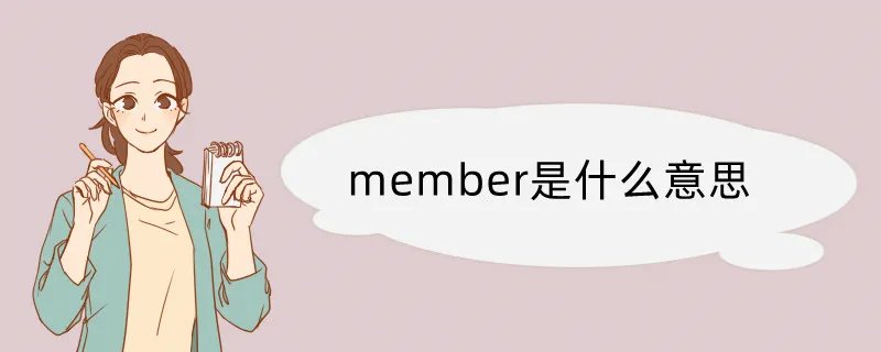 member是什么意思