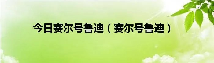 今日赛尔号鲁迪（赛尔号鲁迪）