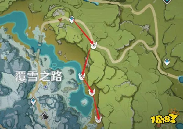 原神优菈突破材料在哪采集 优菈突破材料采集路线图